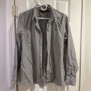 Ralph Lauren Striped Button Down — Large